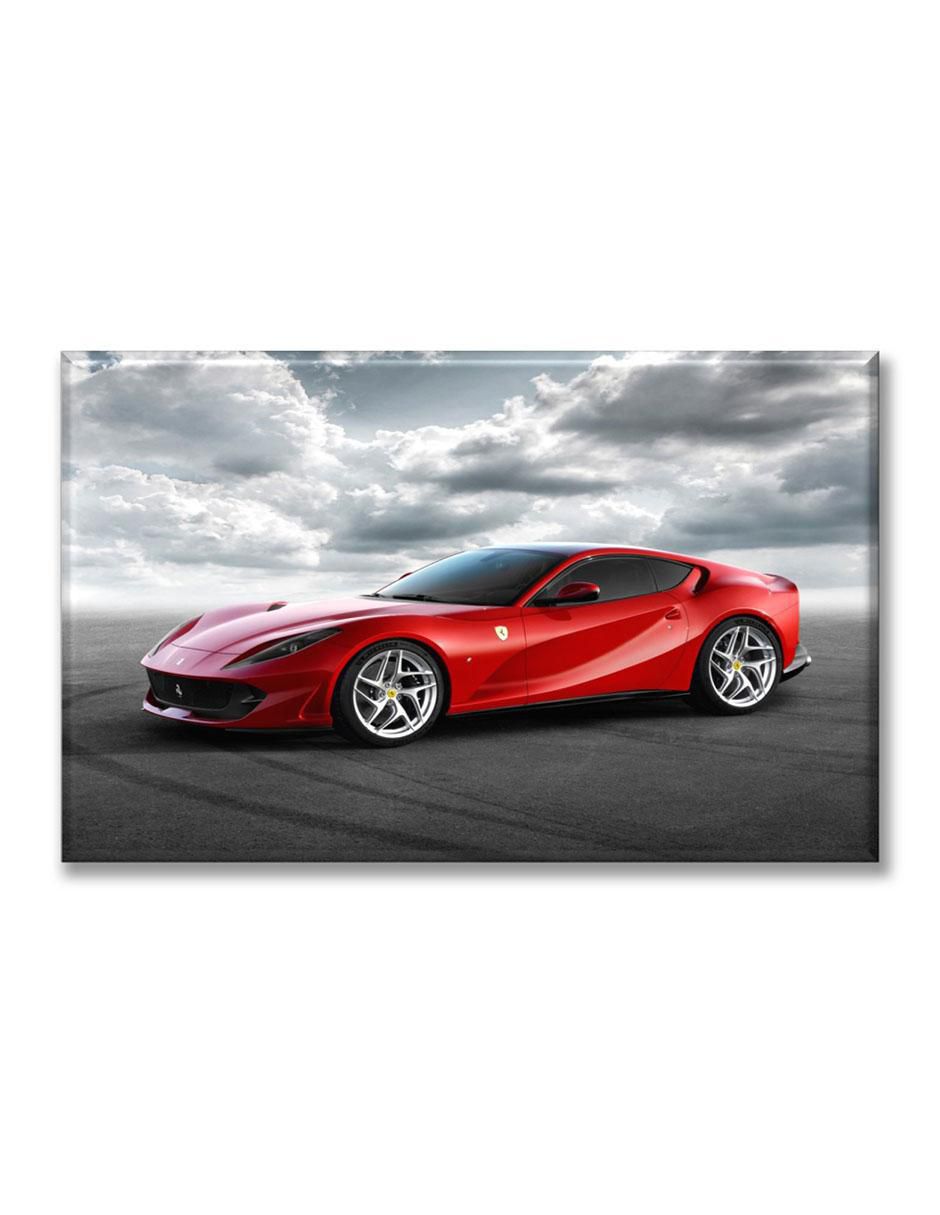 Cuadro decorativo Industria Grafica Ciento 23 Coche en pista