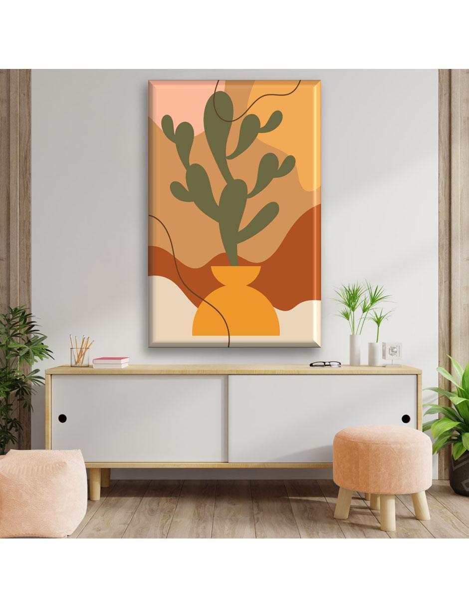 Cuadro decorativo Industria Grafica Ciento 23 Maceta nopal
