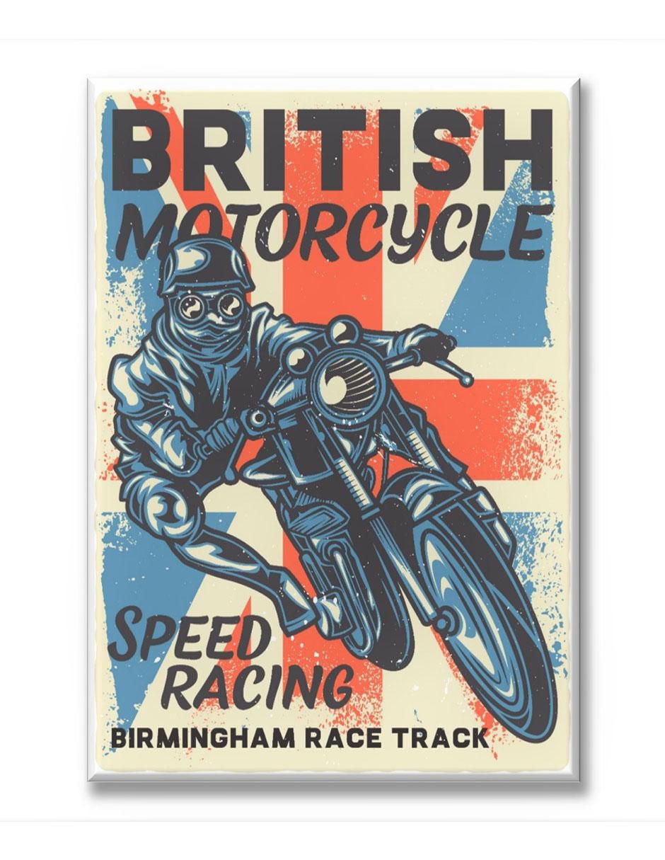 Cuadro decorativo Industria Grafica Ciento 23 British moto