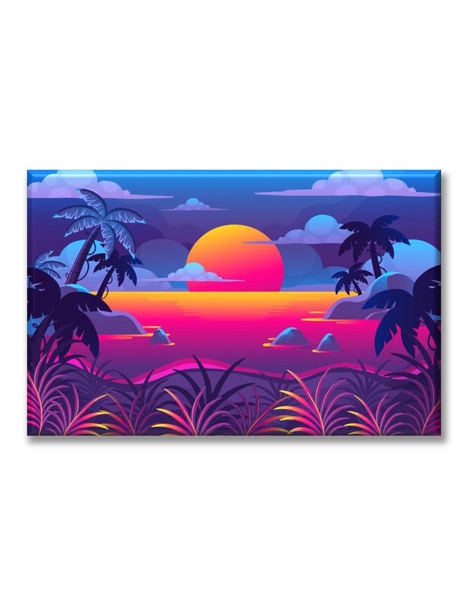 Cuadro decorativo Atardecer tropical 1