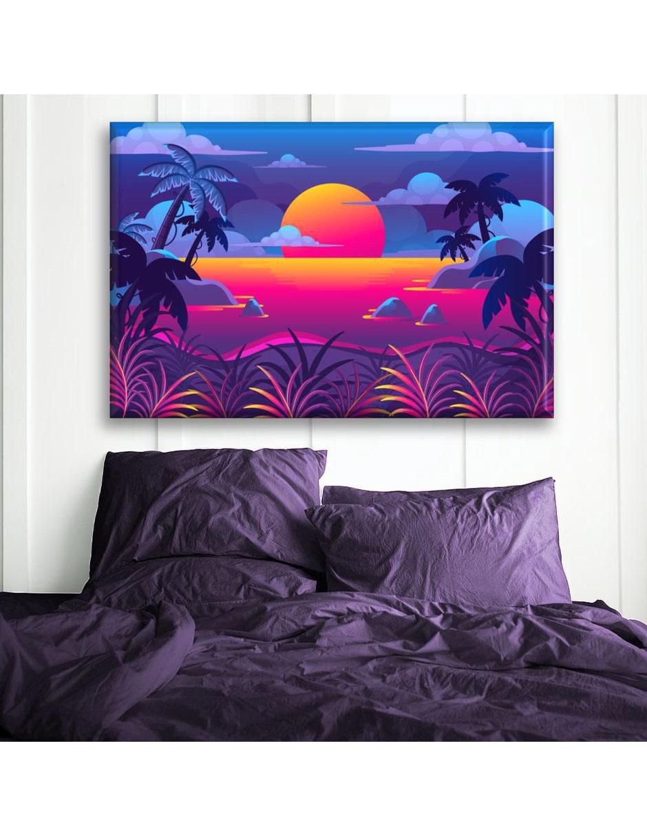 Cuadro decorativo Atardecer tropical 5