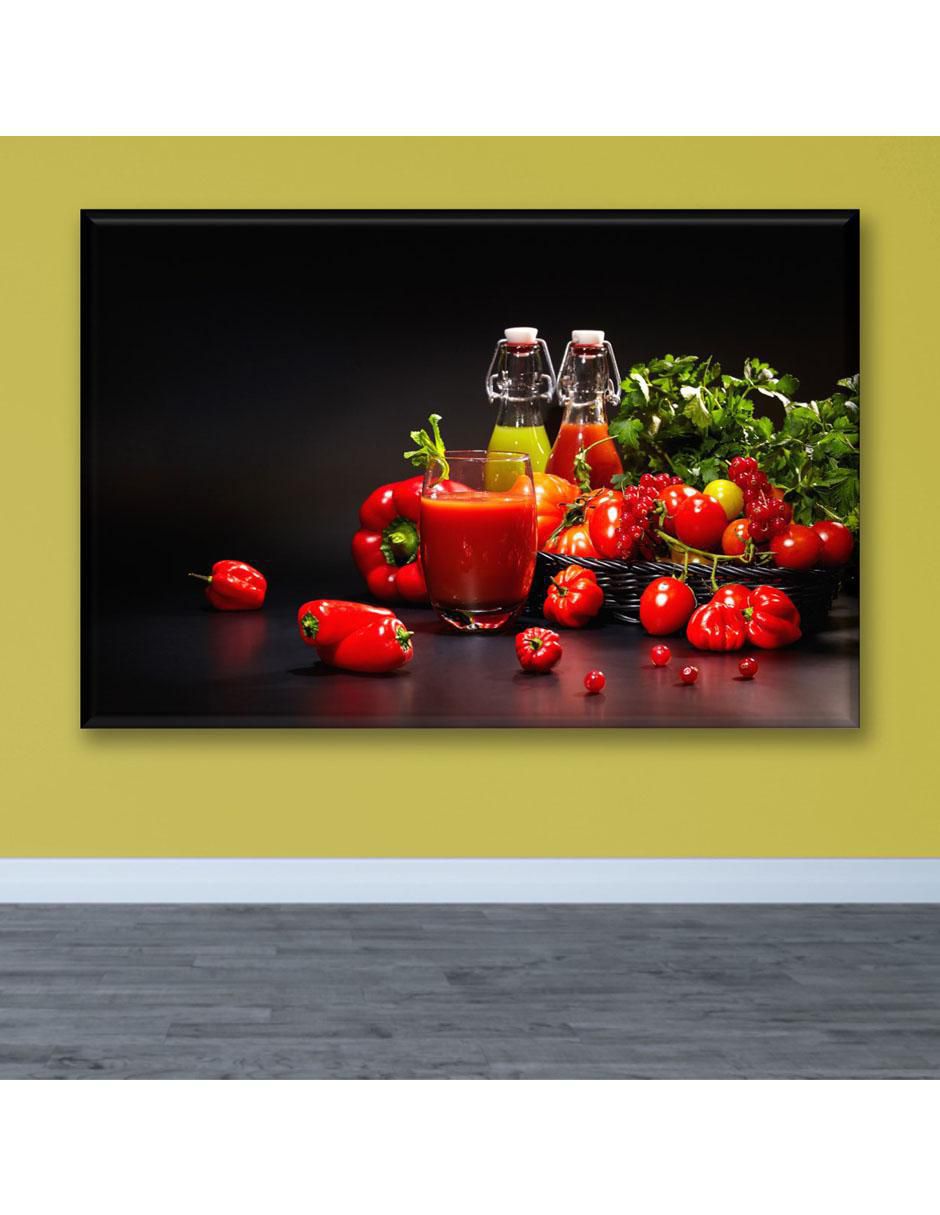Cuadro decorativo Industria Grafica Ciento 23 Jugo de verduras