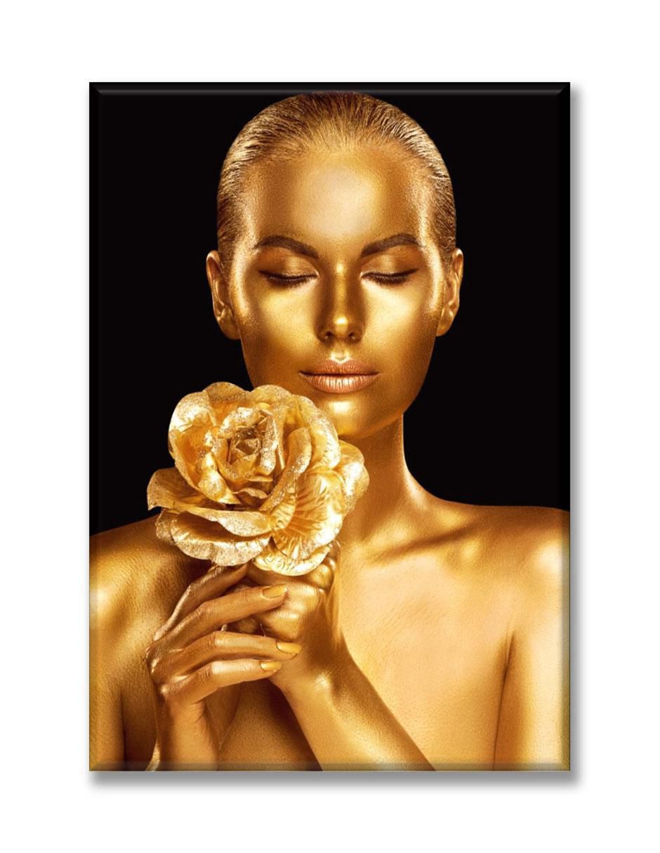 Cuadro decorativo Industria Grafica Ciento 23 Mujer golden