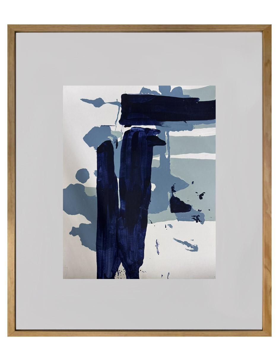 Pintura Blue técnica acrílico Pintura Blue técnica acrílico