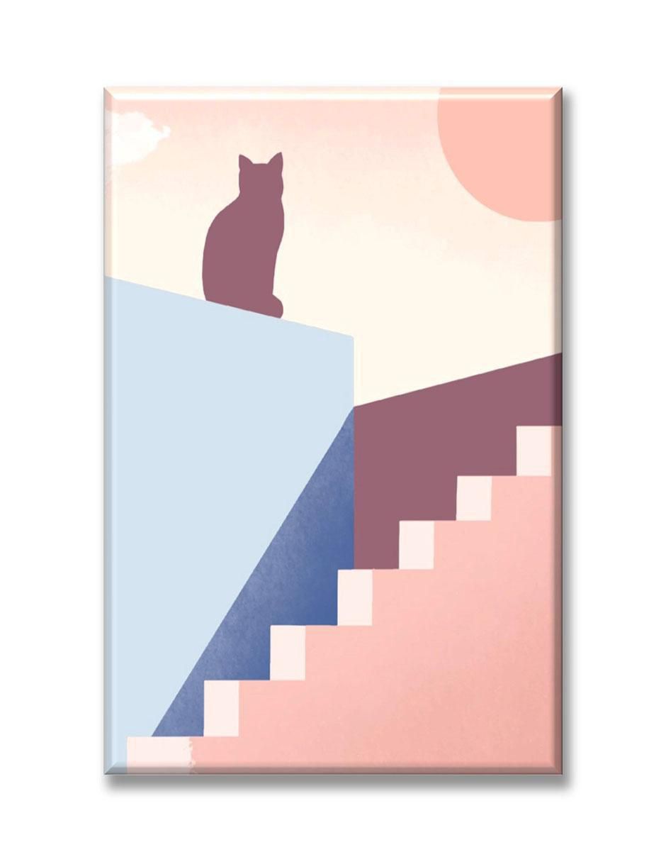Cuadro decorativo Industria Grafica Ciento 23 Gato en el tejado