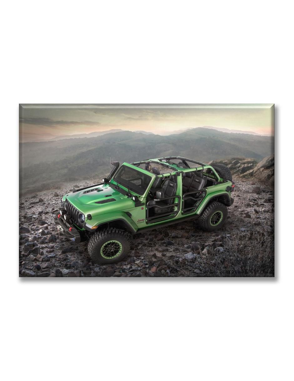 Cuadro decorativo Industria Grafica Ciento 23 Camioneta verde