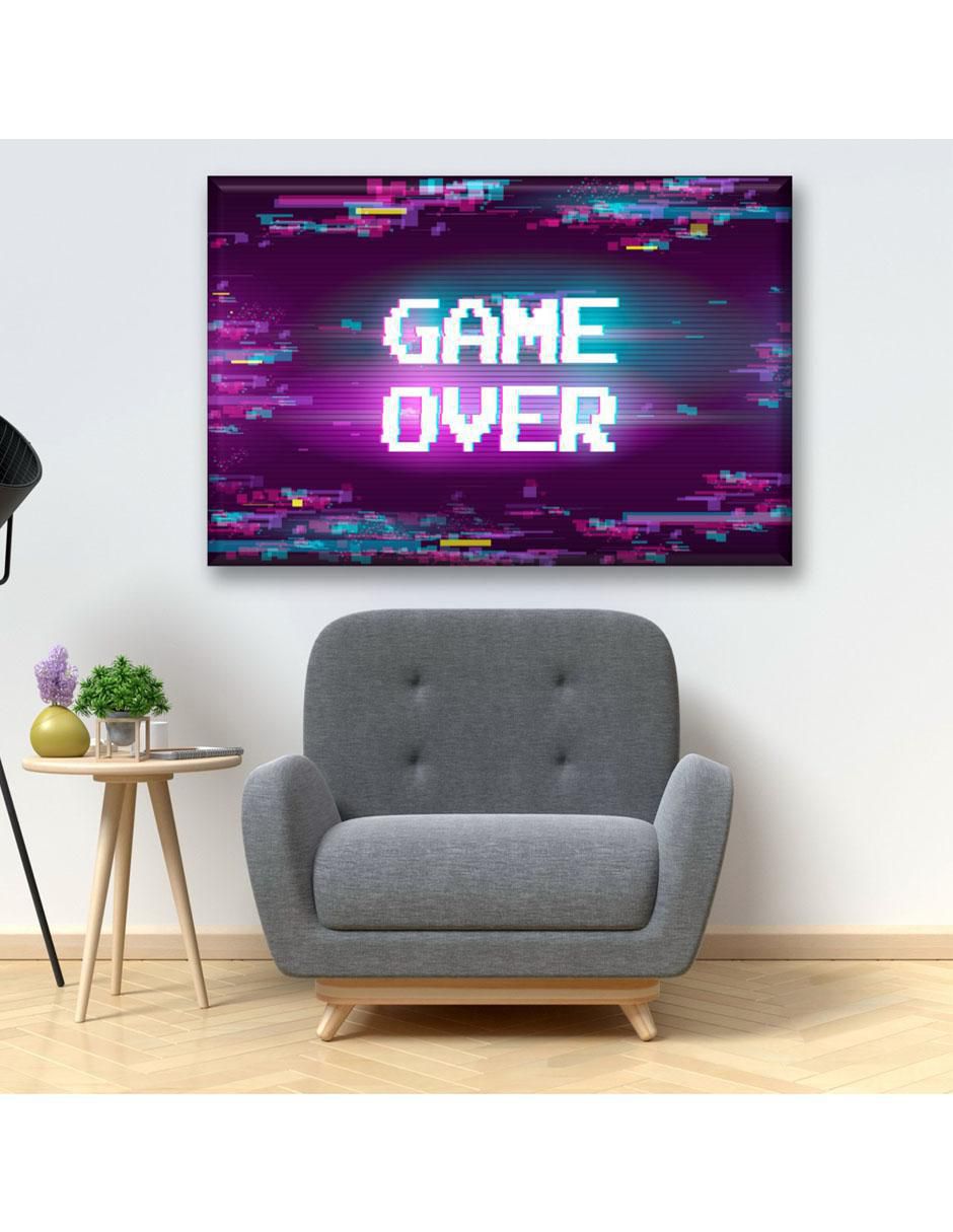 Cuadro decorativo Game over 5