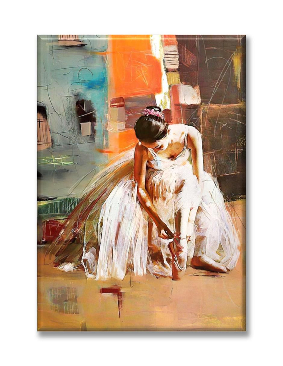 Cuadro decorativo Industria Grafica Ciento 23 Bailarina preparandose