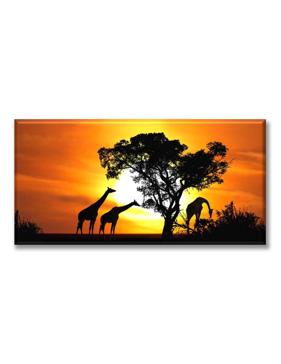Cuadro decorativo Familia de jirafas 1