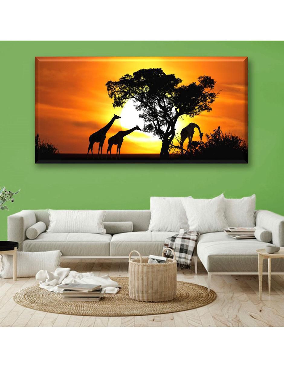 Cuadro decorativo Familia de jirafas 5