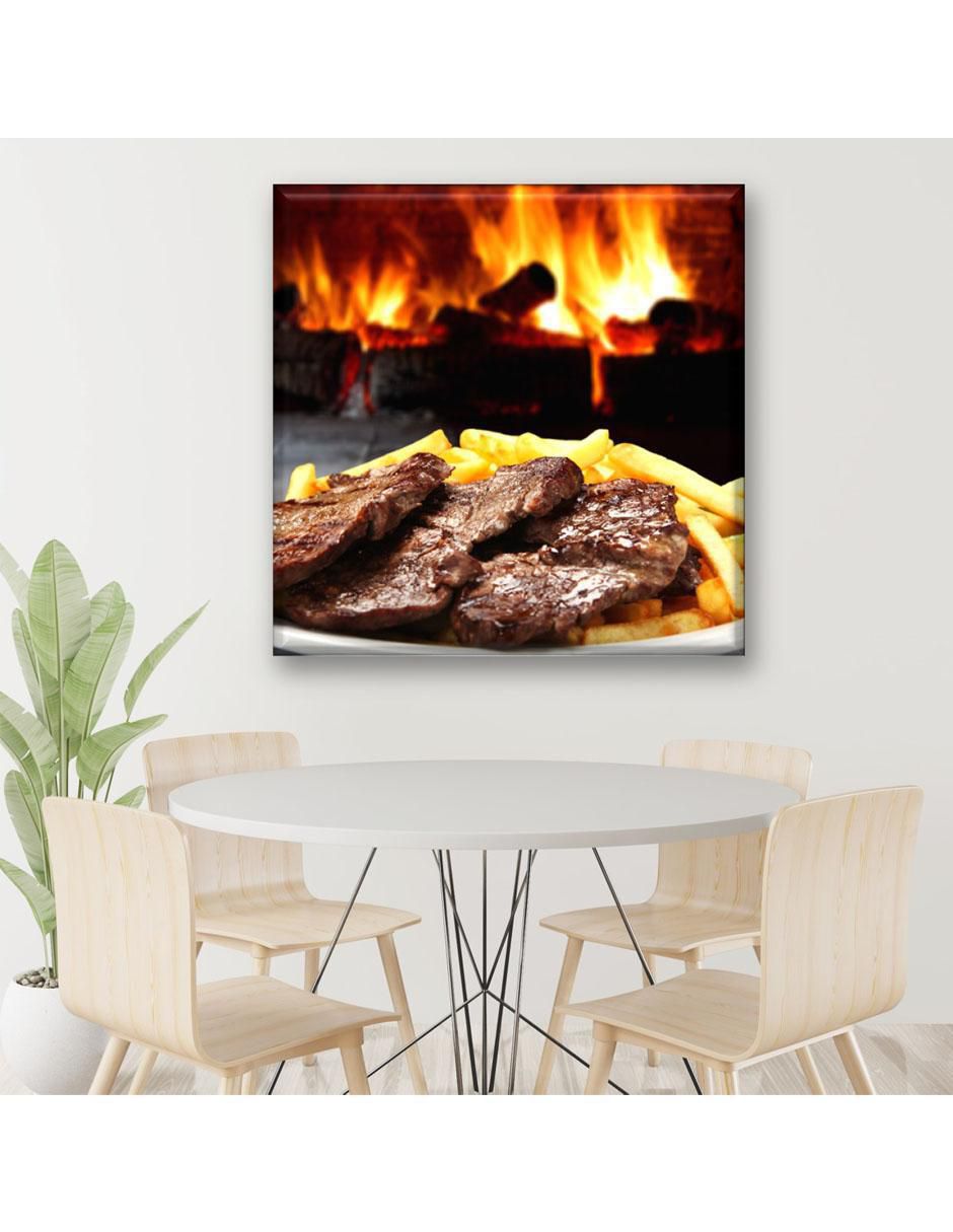 Cuadro decorativo Filete con papas 5