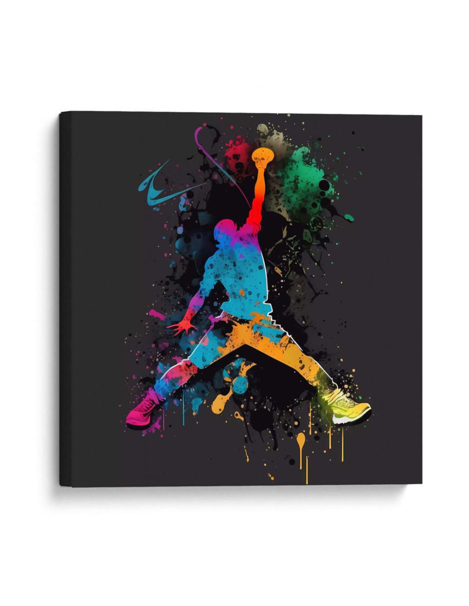 Cuadro decorativo Canvas Lab Jordan logo