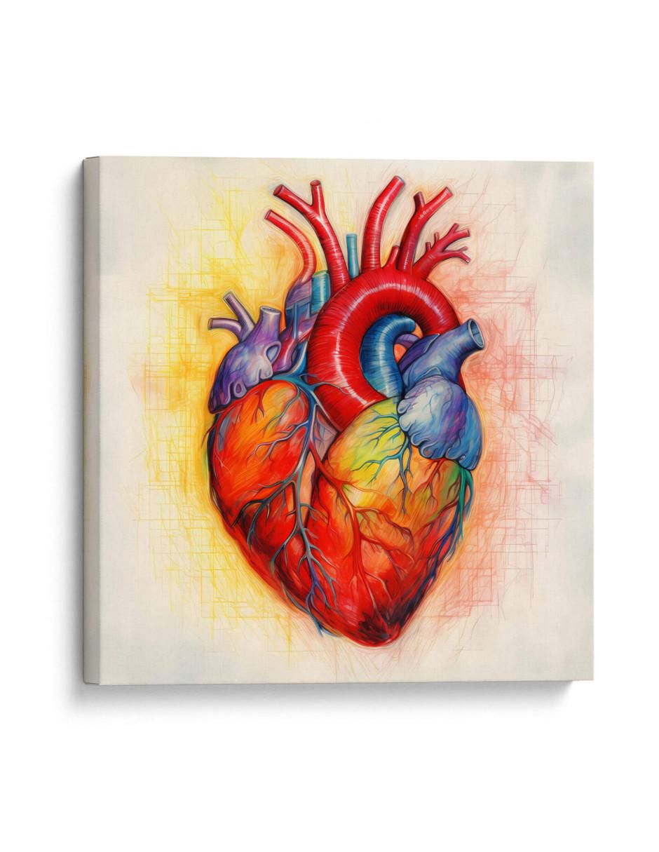 Cuadro decorativo Sketch del corazón