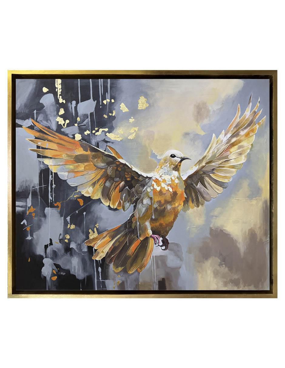 Pintura Vuela Alto técnica acrílico Animalart Pintura Vuela Alto técnica acrílico Animalart