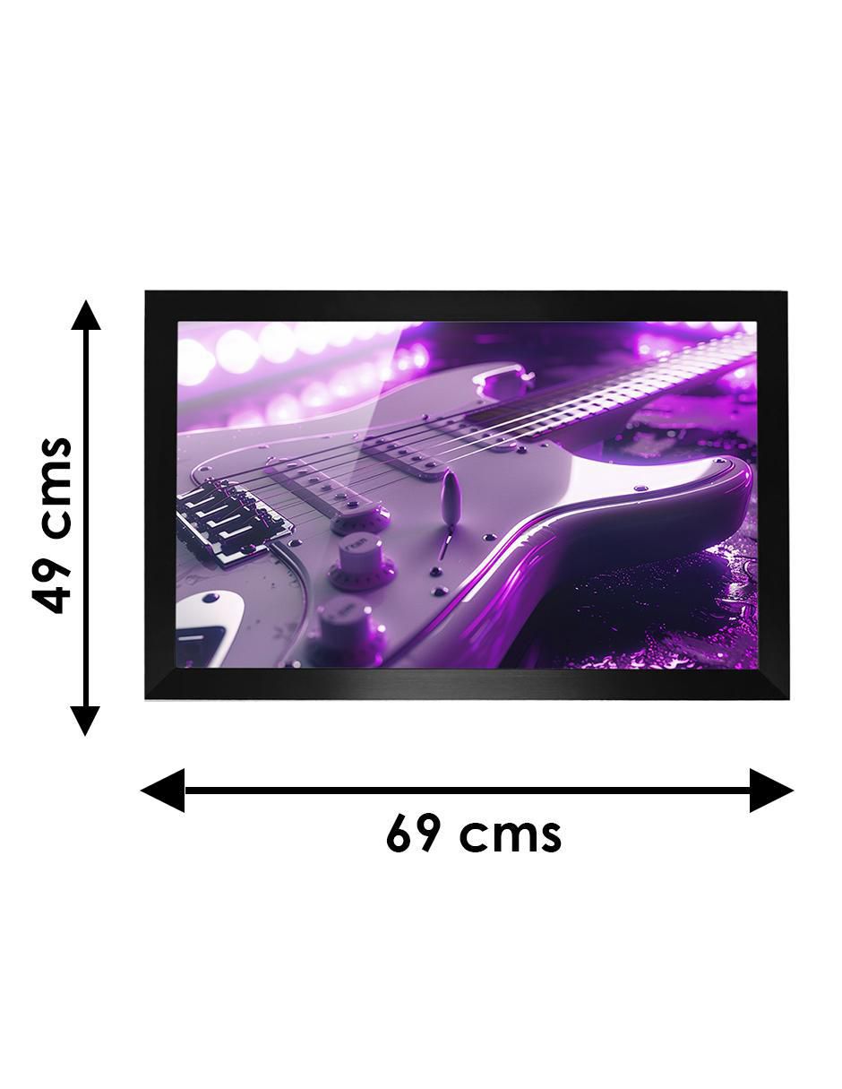 Cuadro decorativo Pixelarte Música