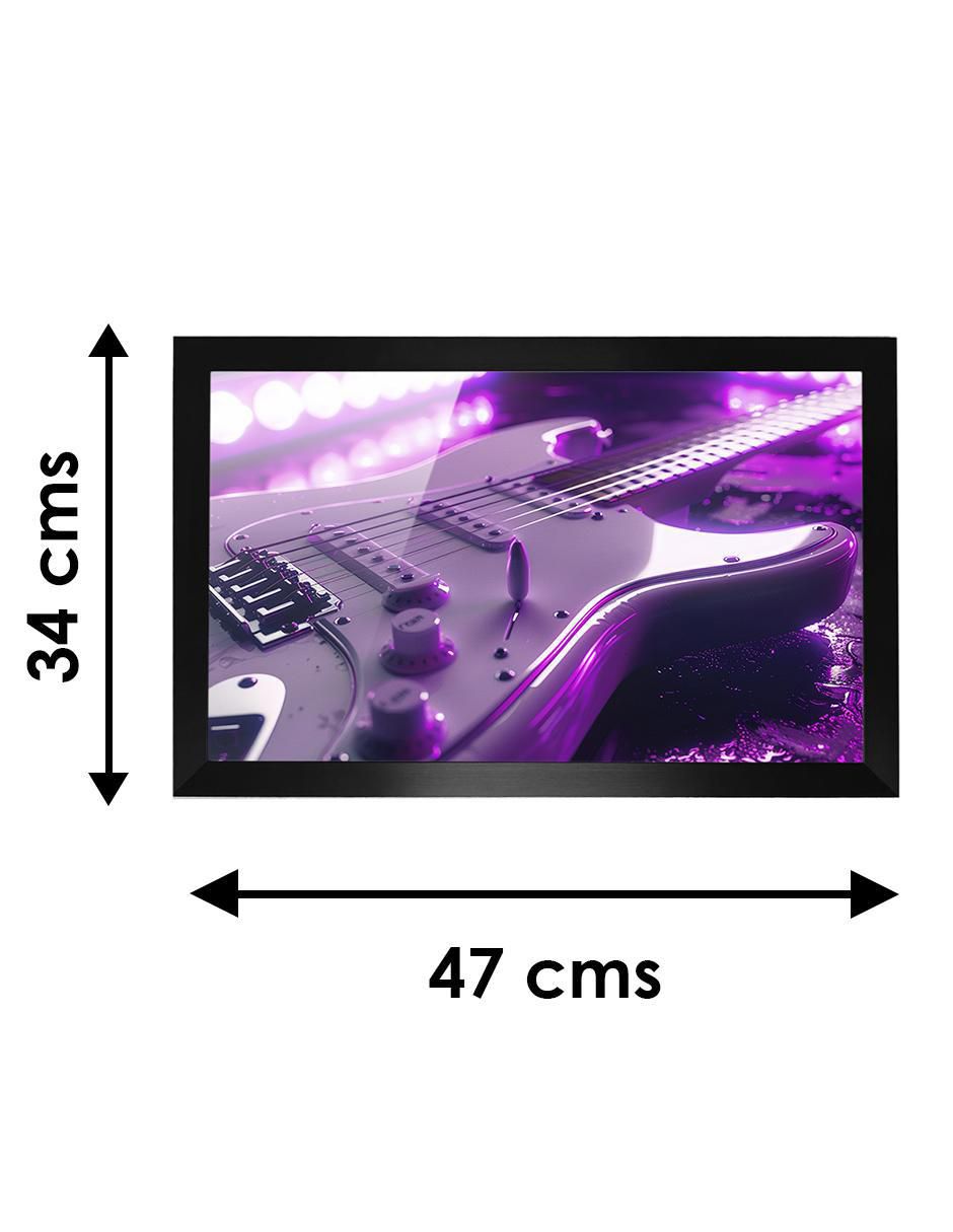 Cuadro decorativo Pixelarte Música