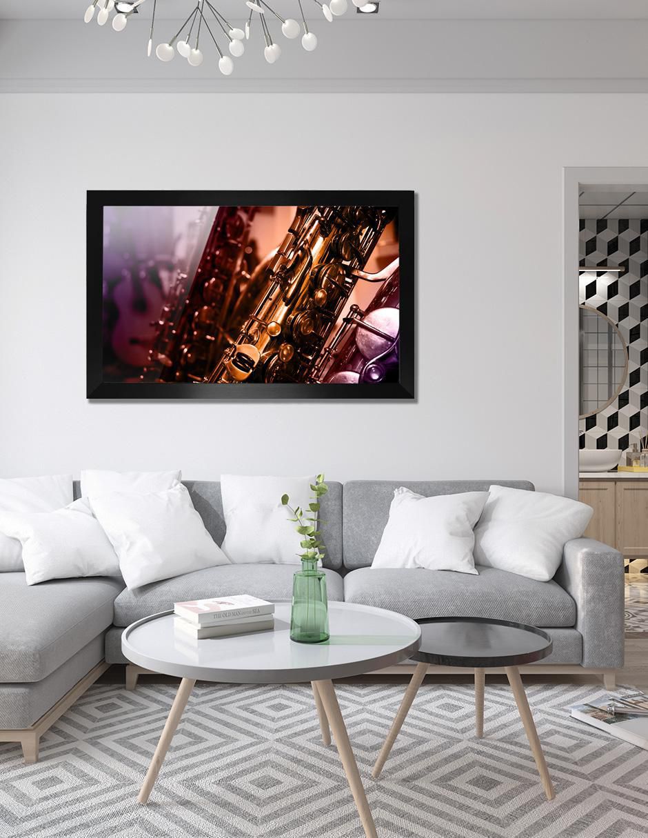 Cuadro decorativo Pixelarte Música