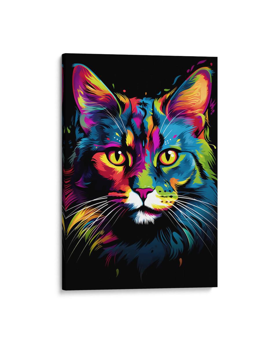 Cuadro decorativo Canvas Lab Gato