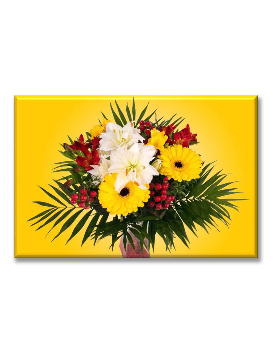 Cuadro decorativo Arreglo flores amarillo 1