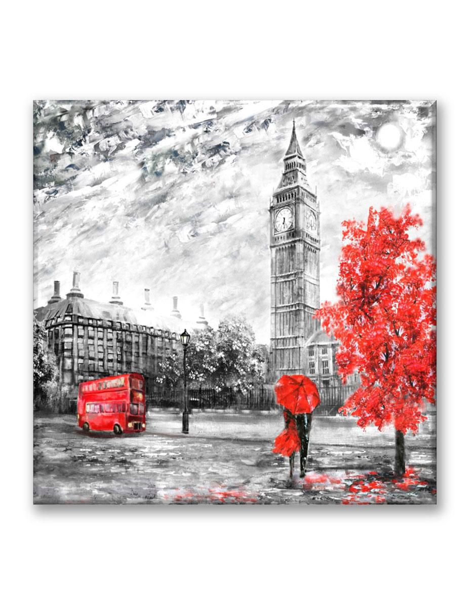 Cuadro decorativo Industria Grafica Ciento 23 Londres acuarela