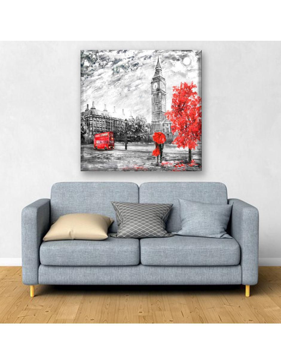 Cuadro decorativo Industria Grafica Ciento 23 Londres acuarela
