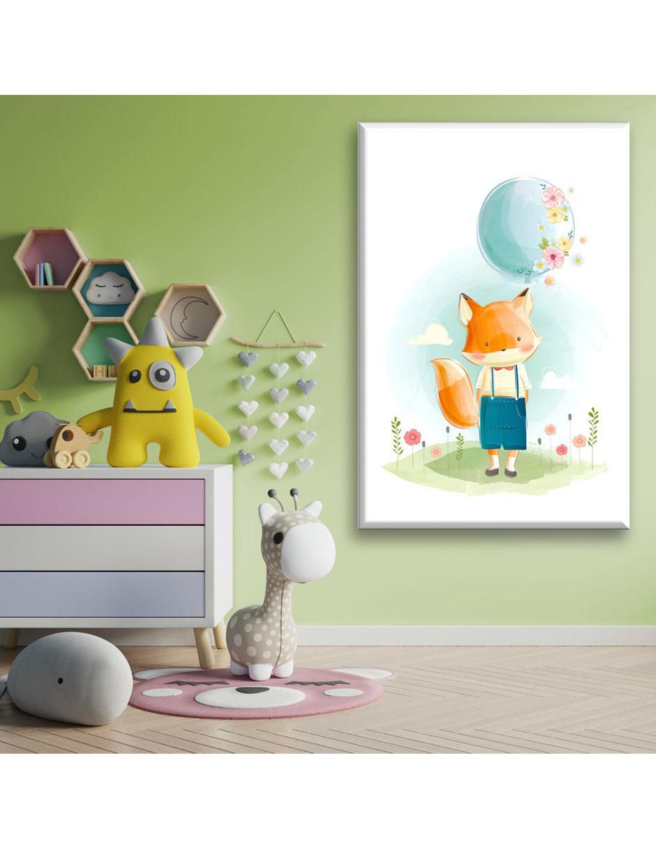 Cuadro decorativo Industria Grafica Ciento 23 Fox kid