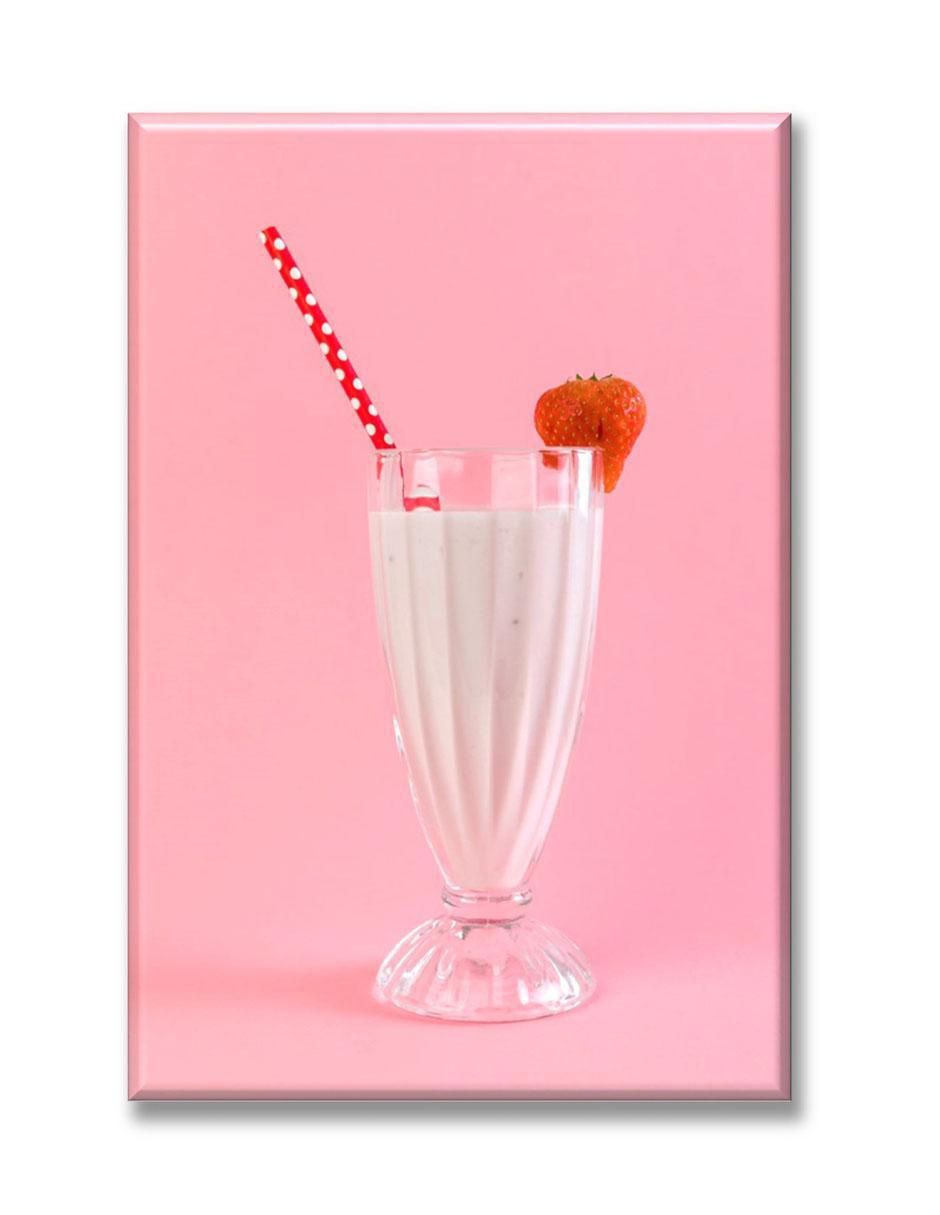 Cuadro decorativo Industria Grafica Ciento 23 Milkshake de fresa