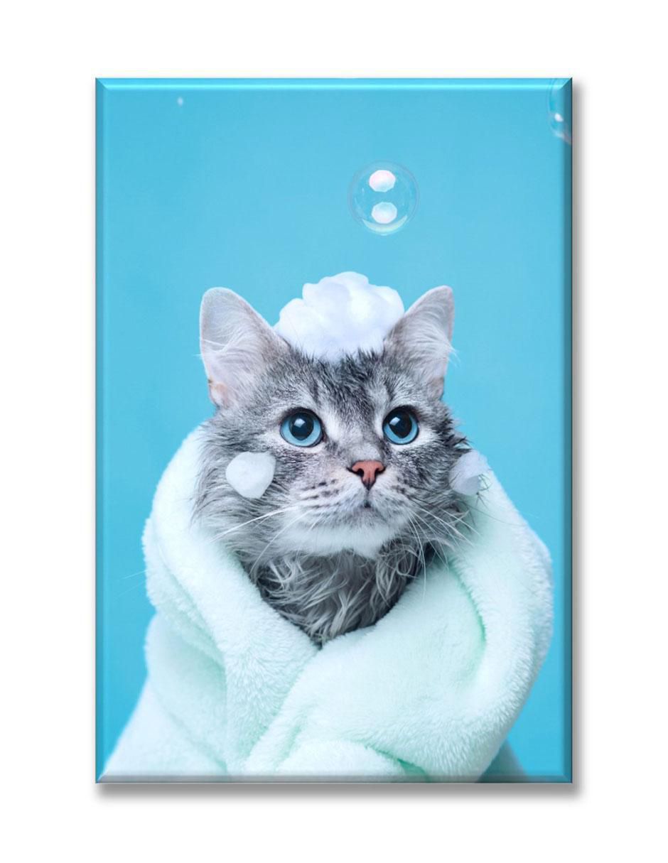Cuadro decorativo Industria Grafica Ciento 23 Baño al gato