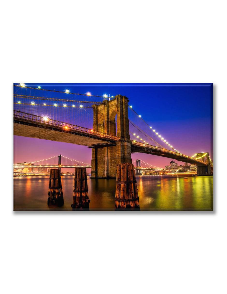 Cuadro decorativo Industria Grafica Ciento 23 Brooklyn al atardecer