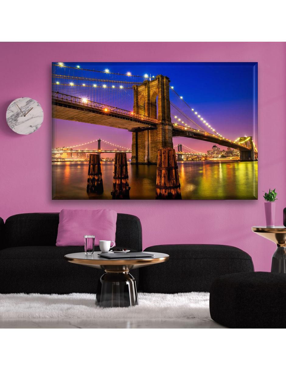Cuadro decorativo Industria Grafica Ciento 23 Brooklyn al atardecer