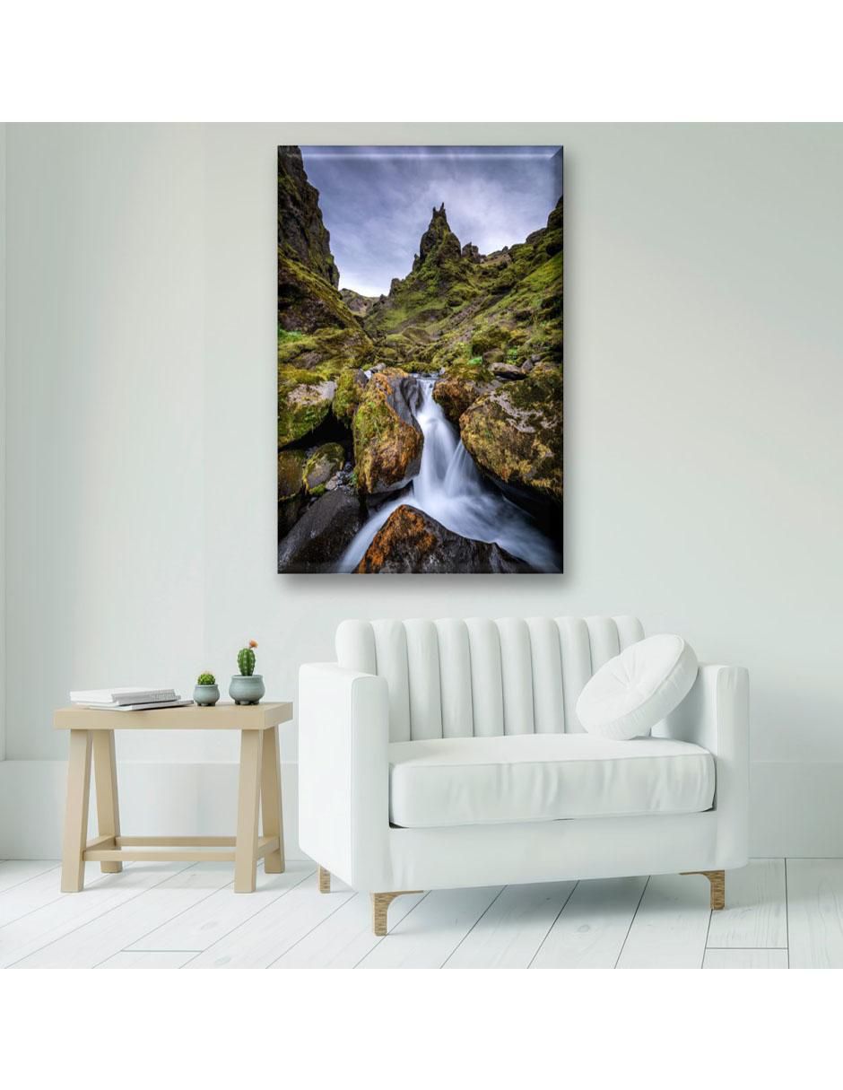 Cuadro decorativo Industria Grafica Ciento 23 Cascada en Islandia