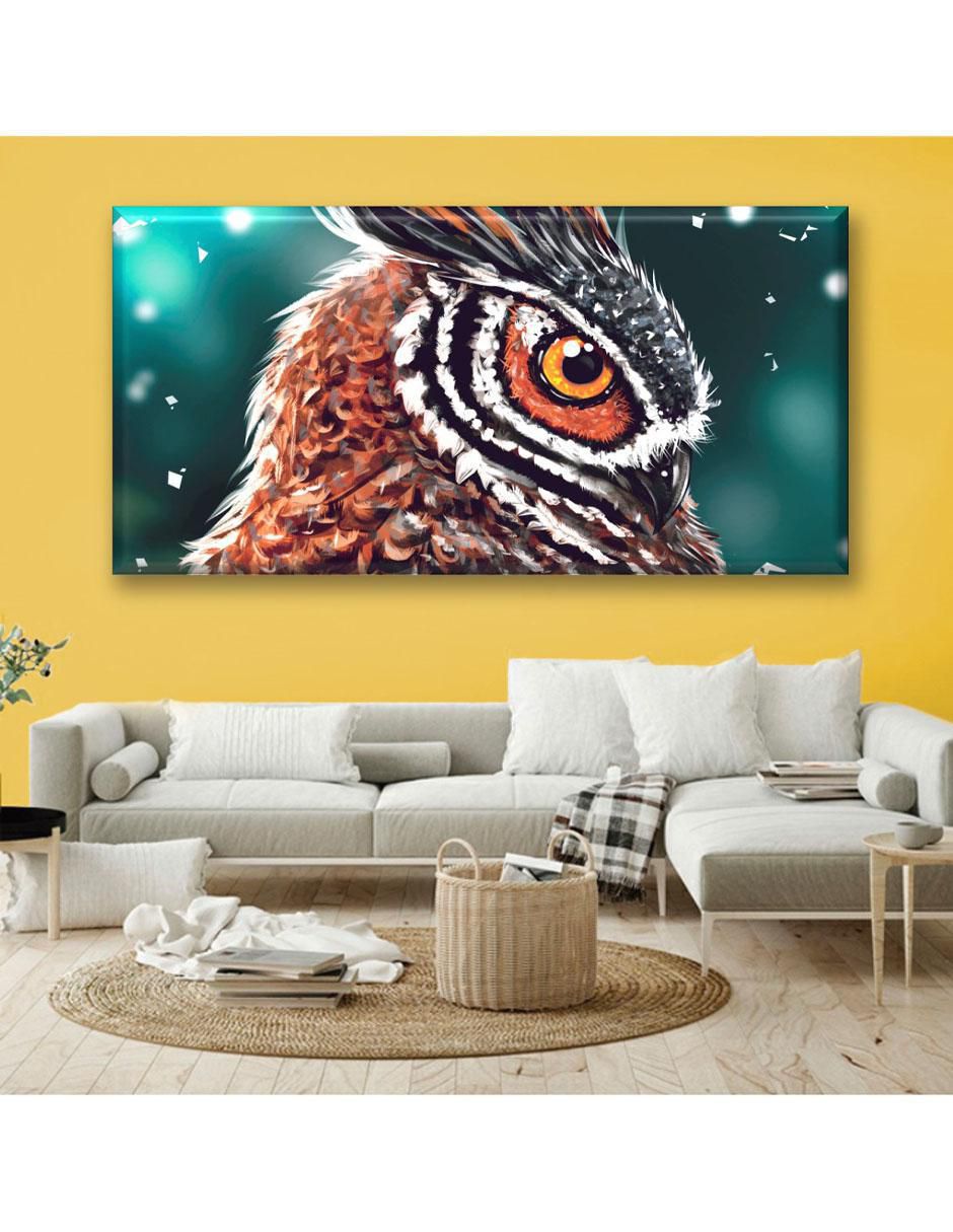Cuadro decorativo Industria Grafica Ciento 23 Búho pintura