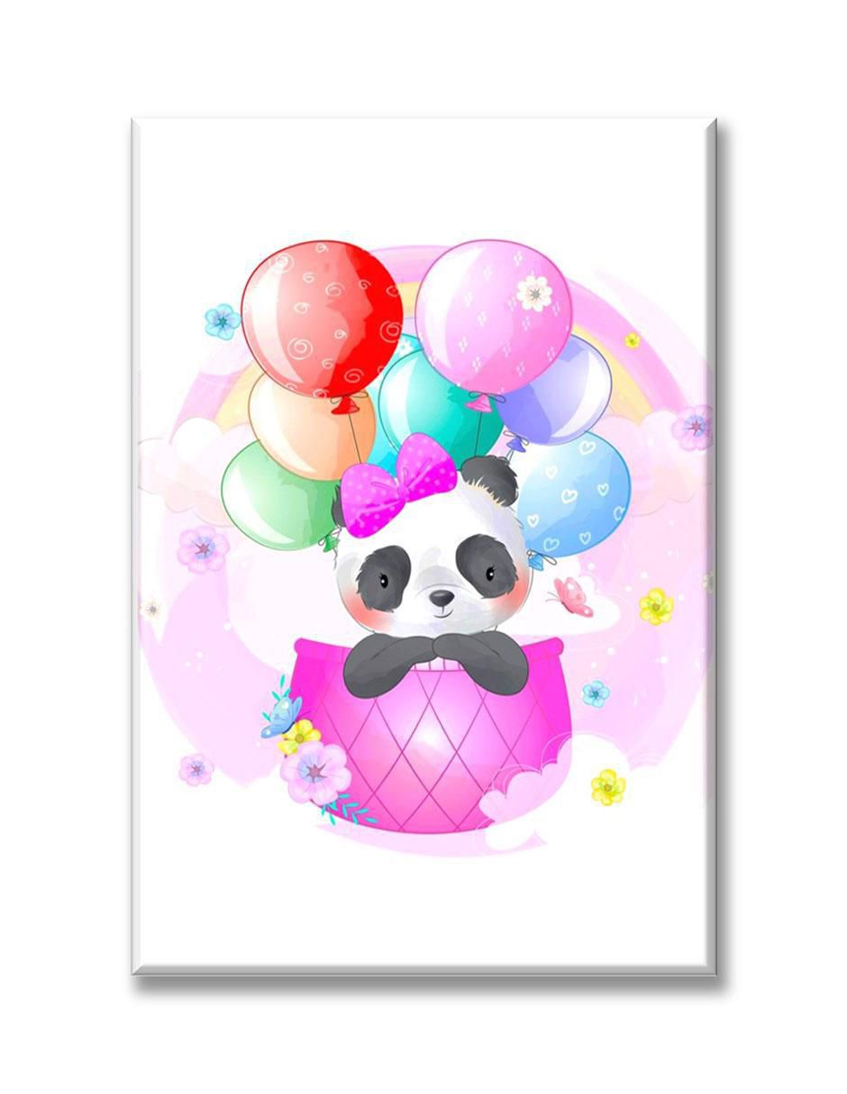 Cuadro decorativo Industria Grafica Ciento 23 Panda en globo