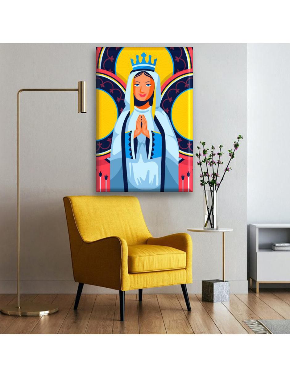 Cuadro decorativo Dibujo virgen 5