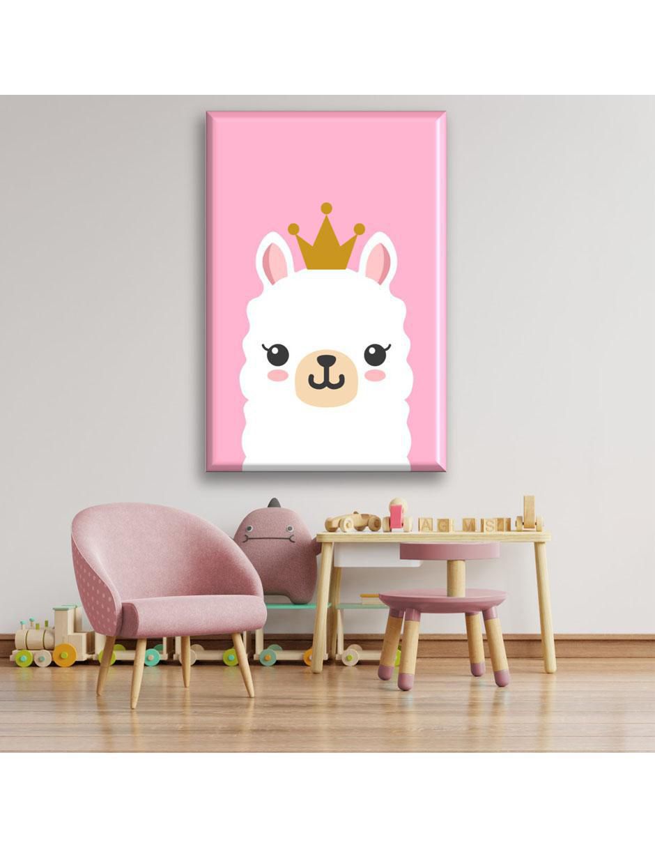 Cuadro decorativo Llama queen 5
