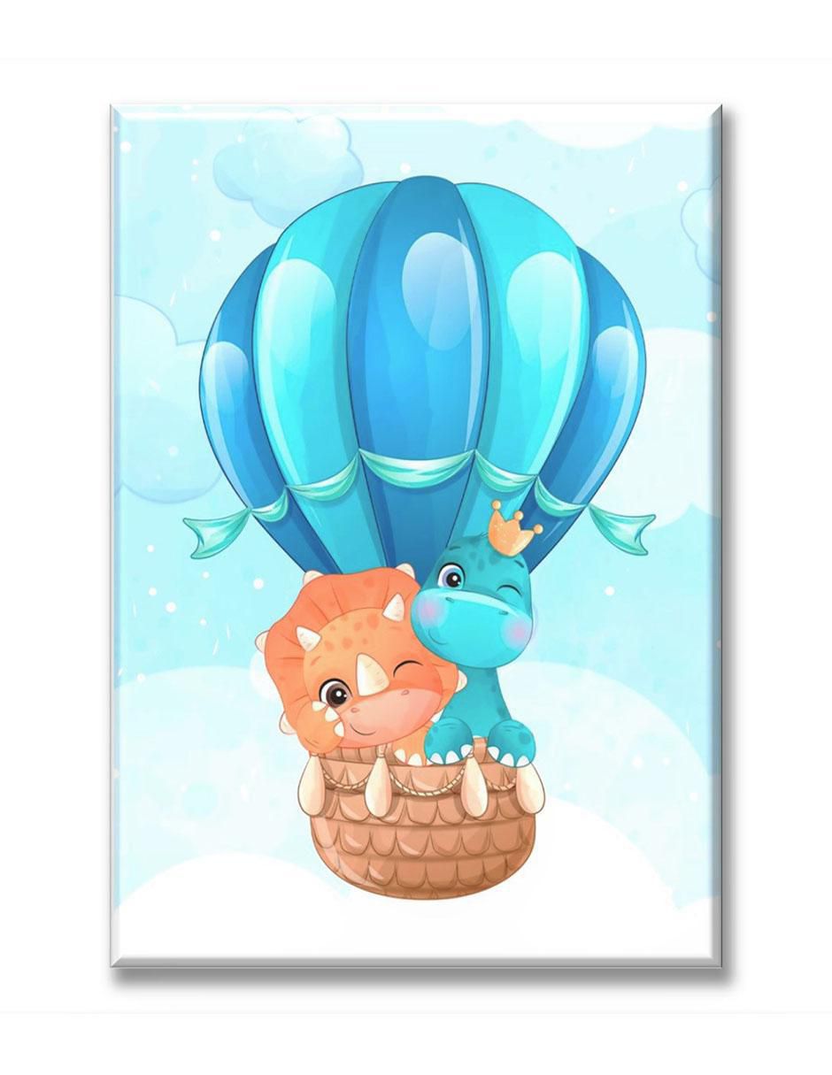 Cuadro decorativo Dinosaurios globo Cuadro decorativo Dinosaurios globo
