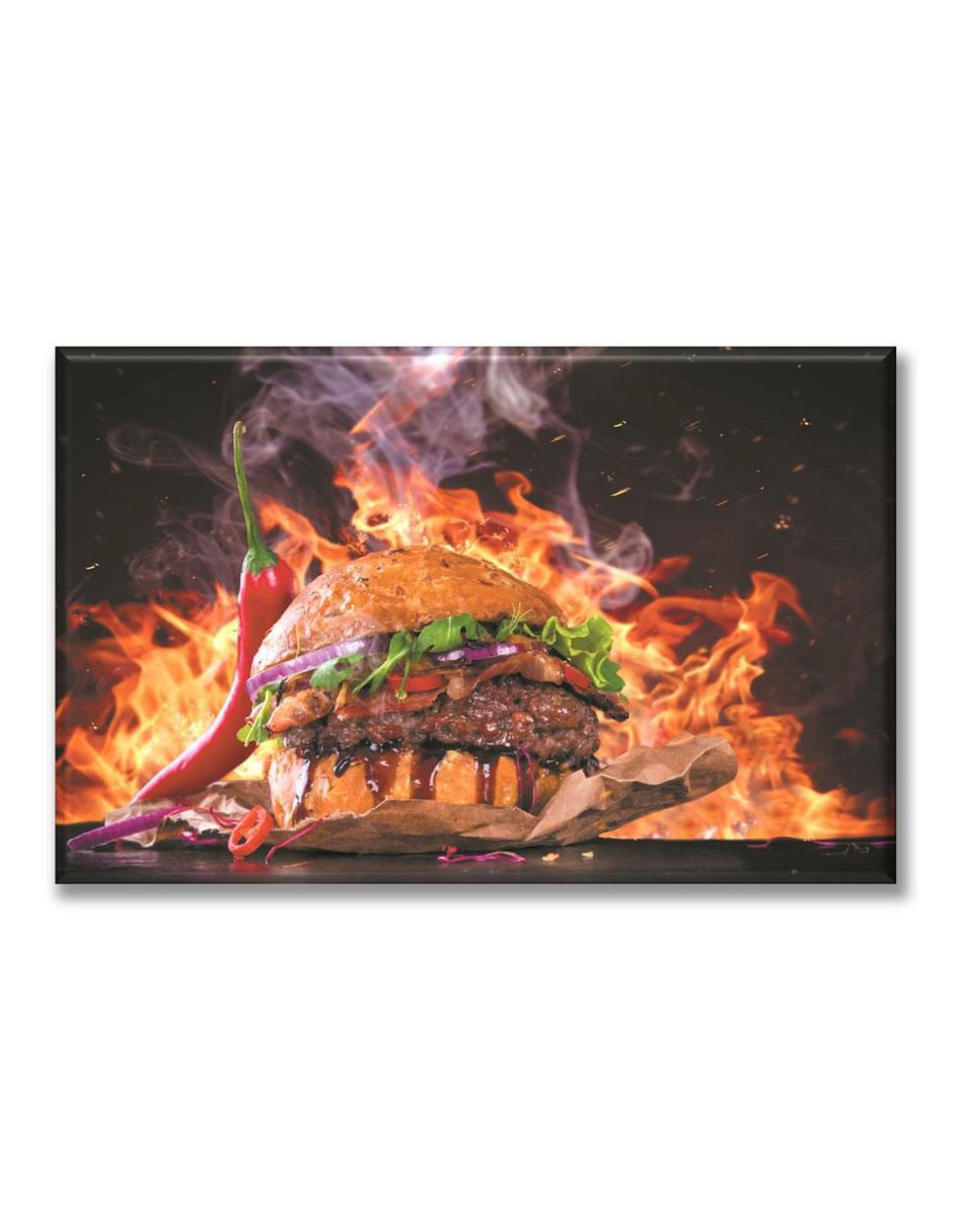 Cuadro decorativo Hamburguesa chilli 1