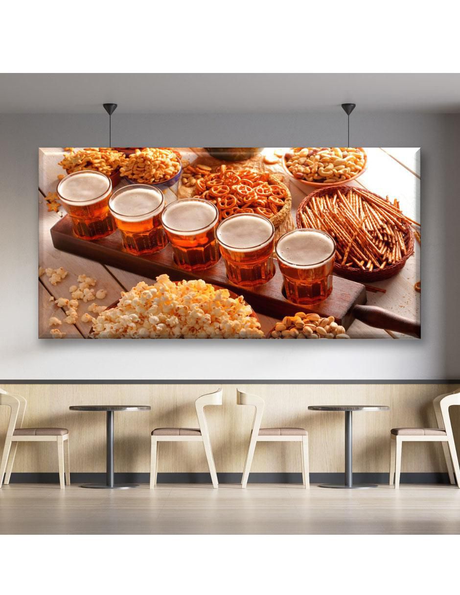 Cuadro decorativo Snacks y cerveza 5