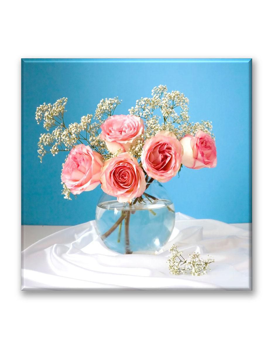 Cuadro decorativo Bodegon rosas 1