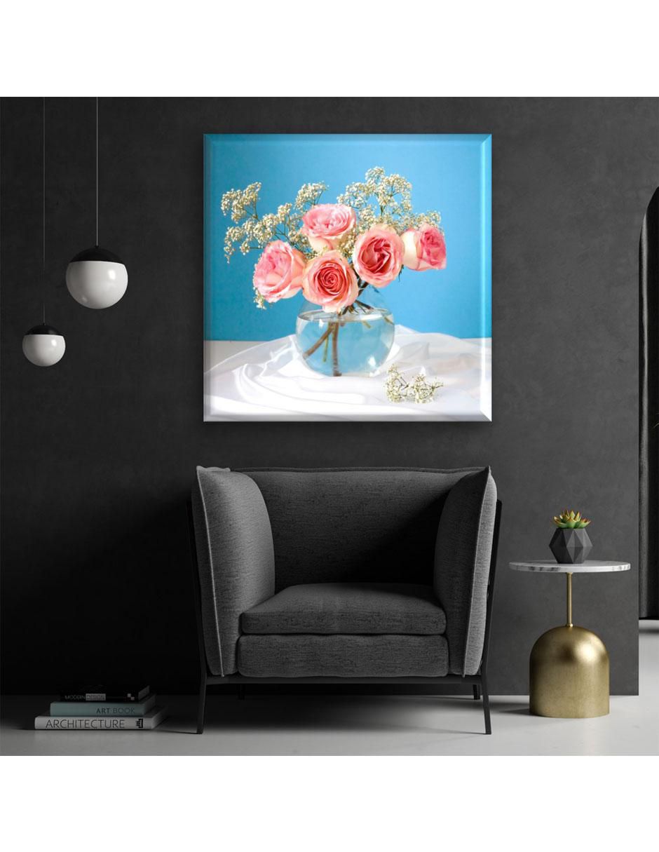 Cuadro decorativo Bodegon rosas 5