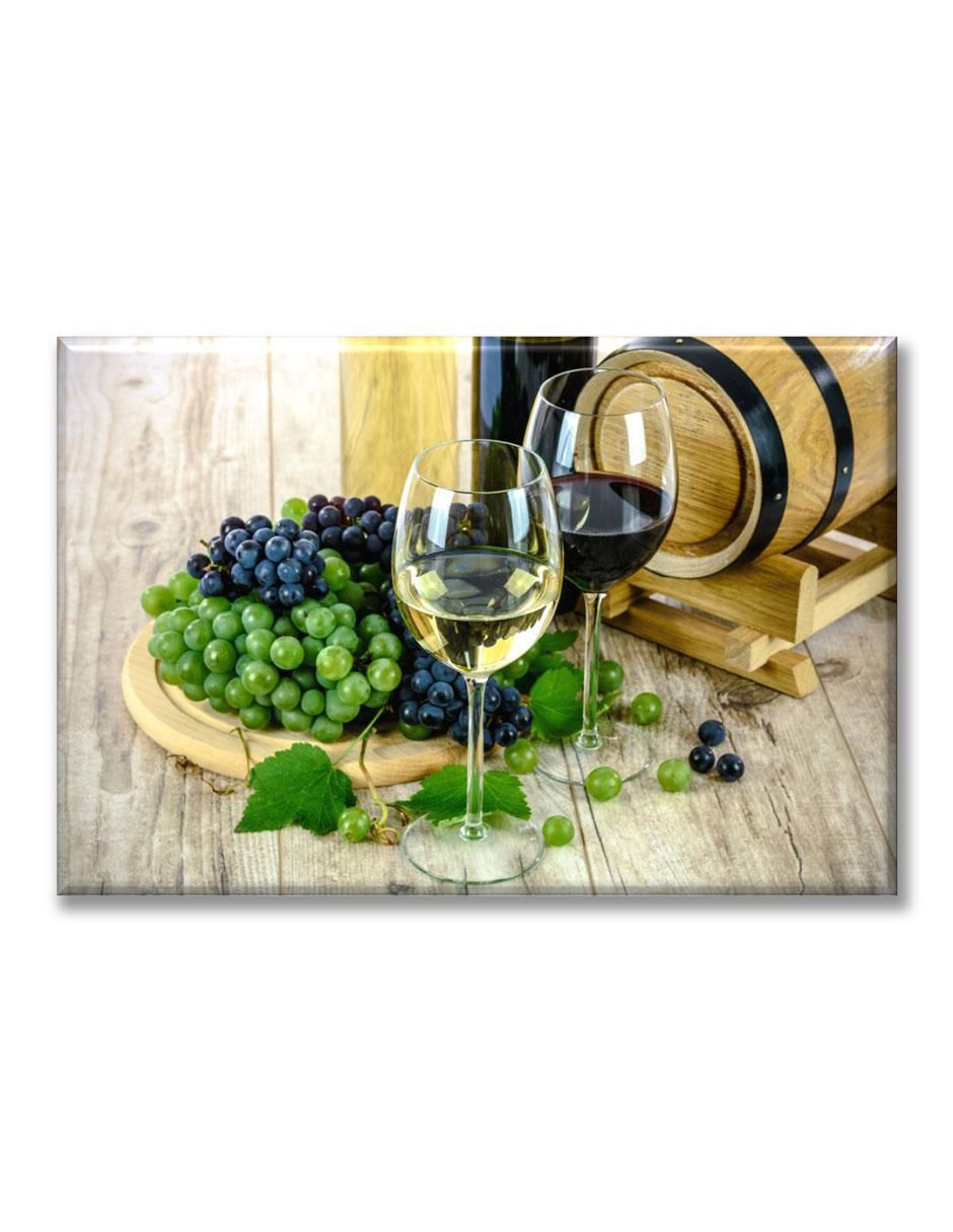 Cuadro decorativo Industria Grafica Ciento 23 Copas de vino