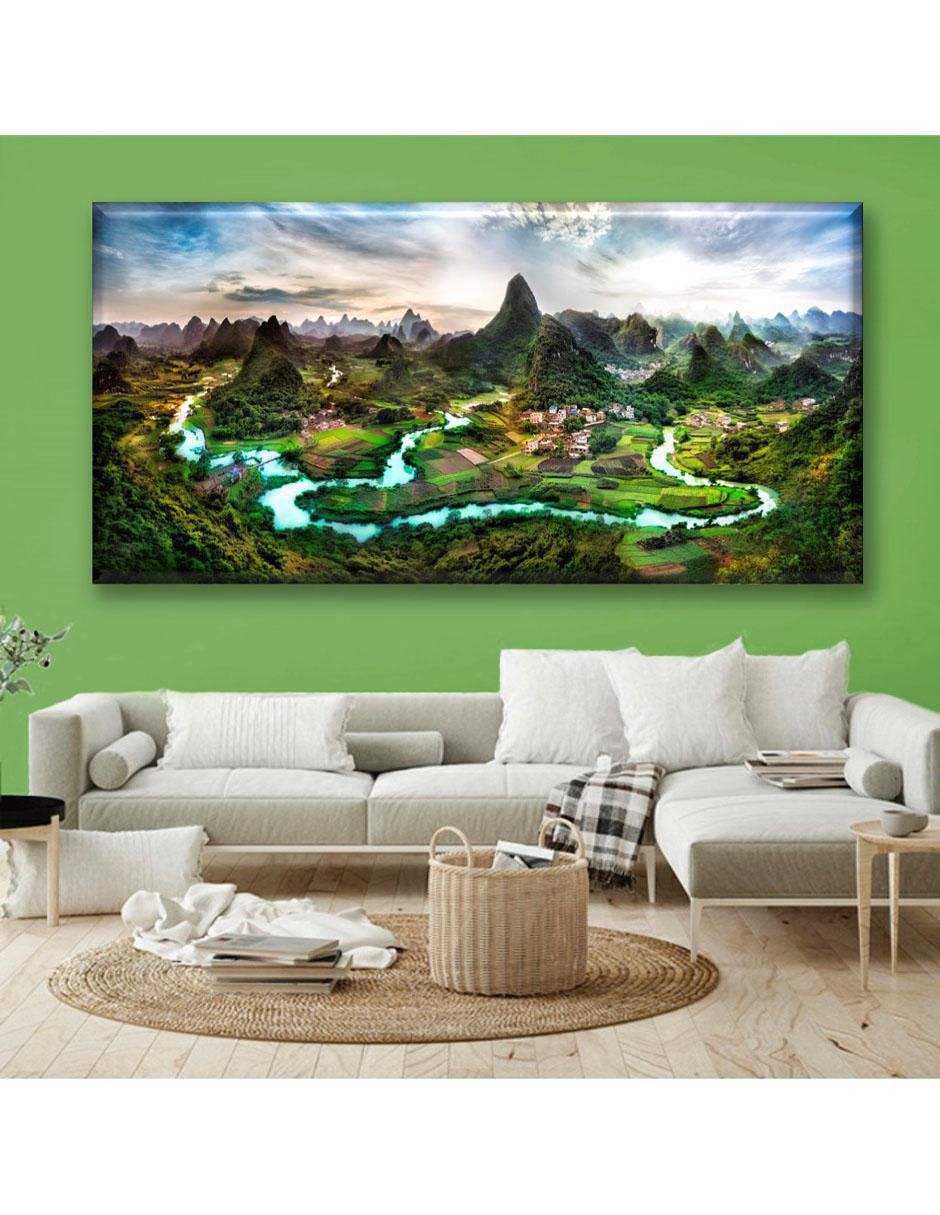 Cuadro decorativo Industria Grafica Ciento 23 Panorámica Guilin china