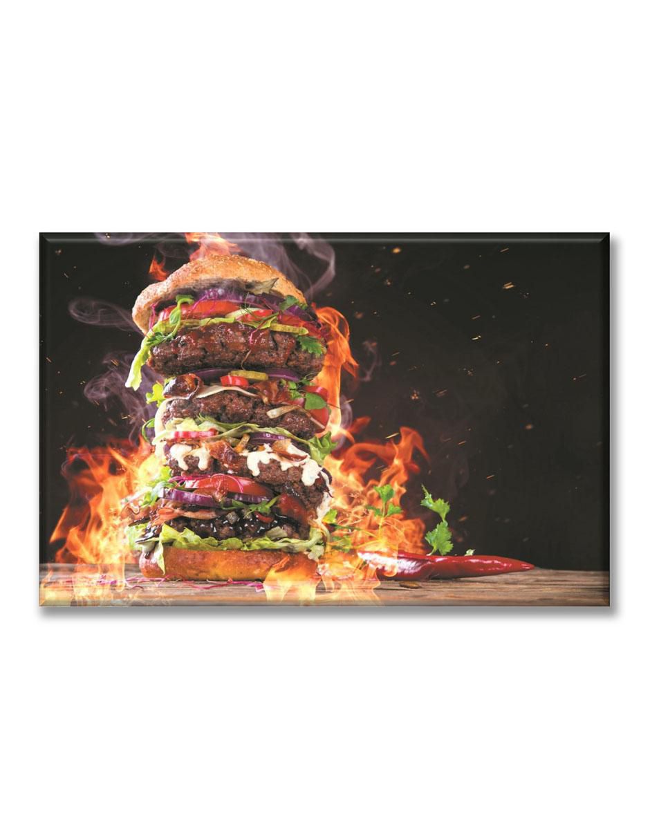 Cuadro decorativo Torre hamburguesa 1