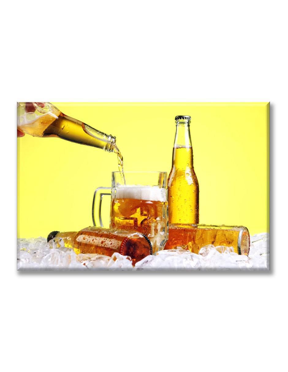 Cuadro decorativo Tarro y cervezas 1