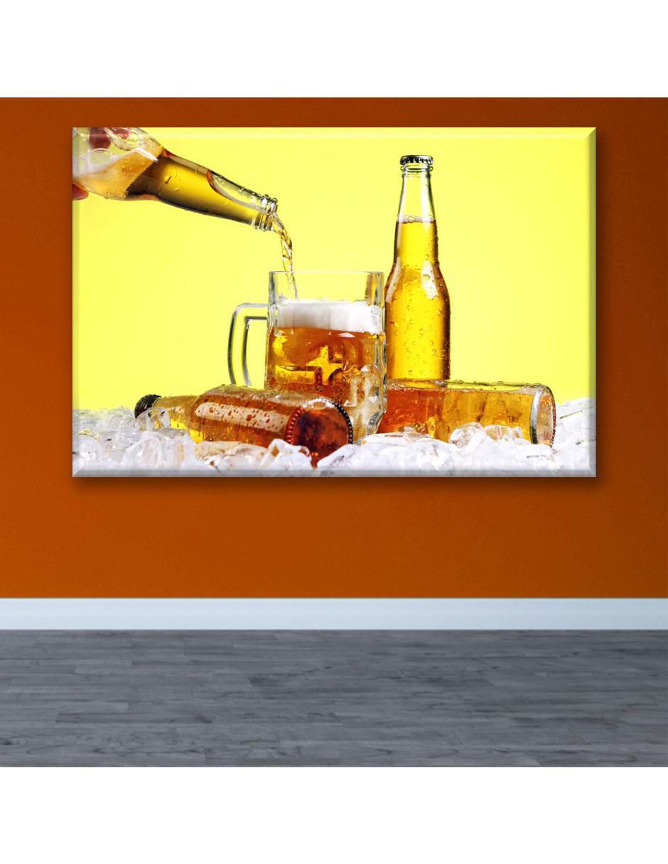 Cuadro decorativo Tarro y cervezas 5