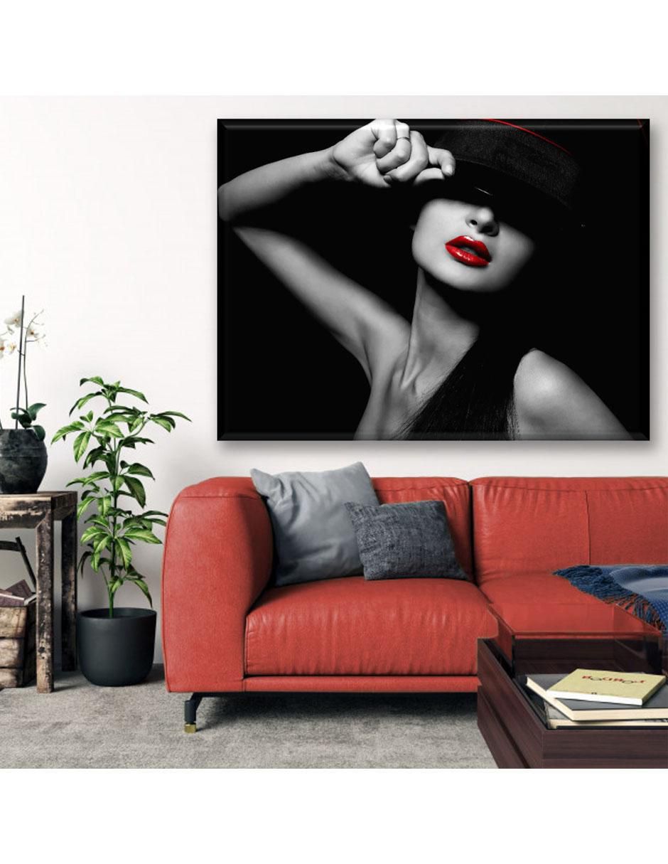 Cuadro decorativo Labios rojos 5