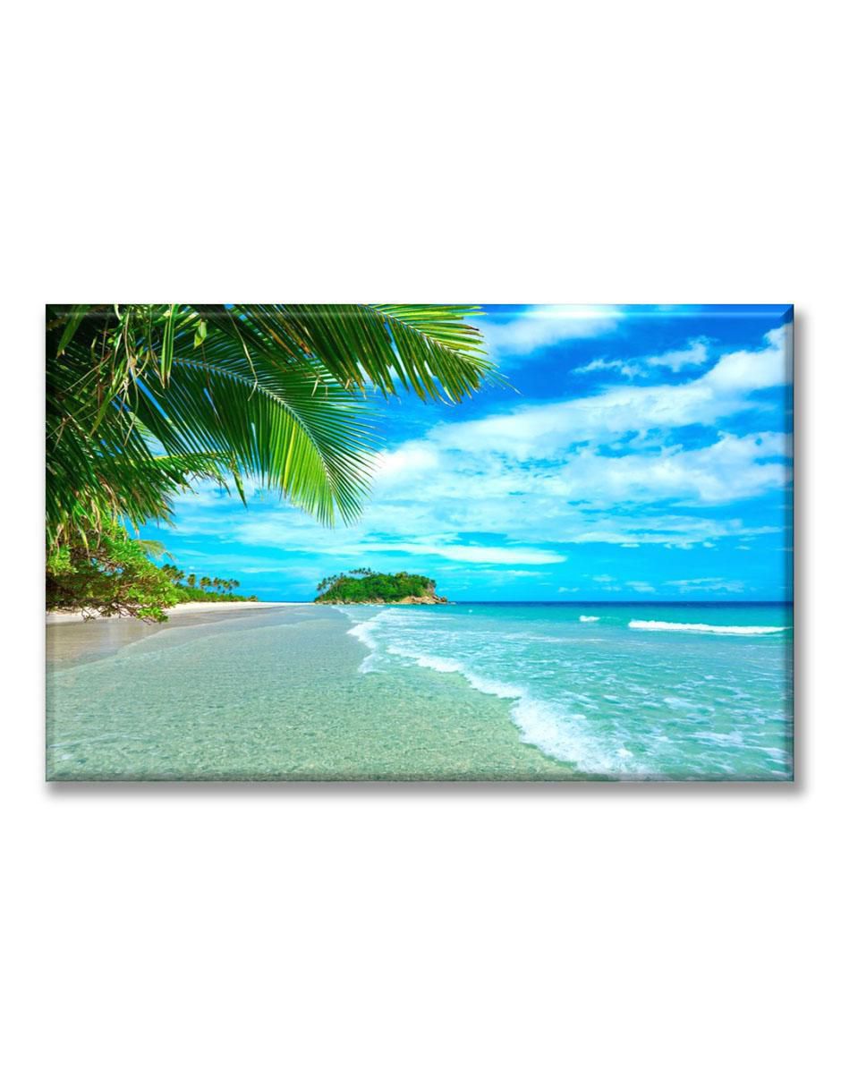 Cuadro decorativo Playa del caribe 1