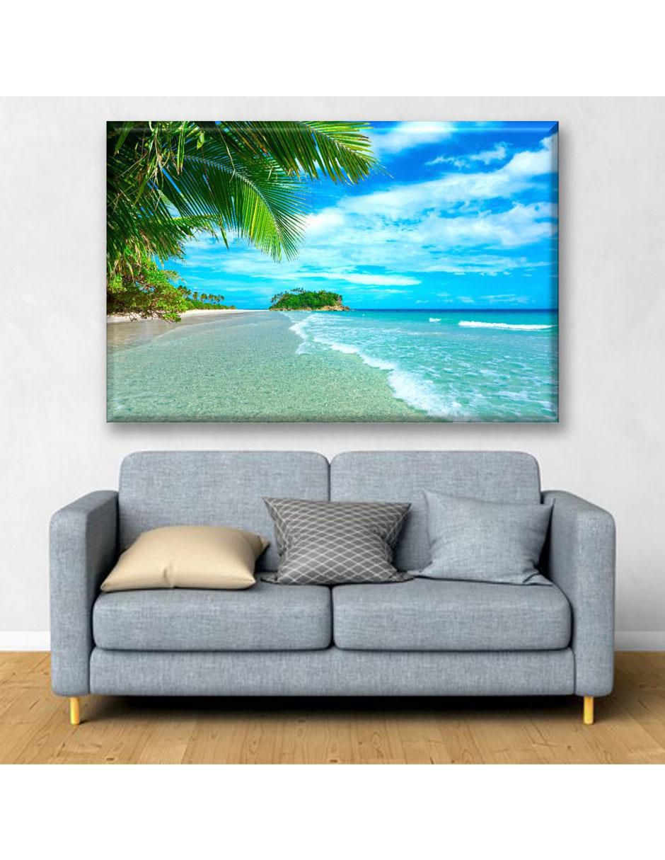 Cuadro decorativo Playa del caribe 5