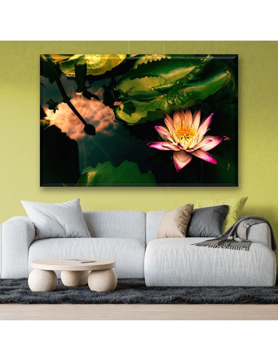 Cuadro decorativo Industria Grafica Ciento 23 Loto en el agua