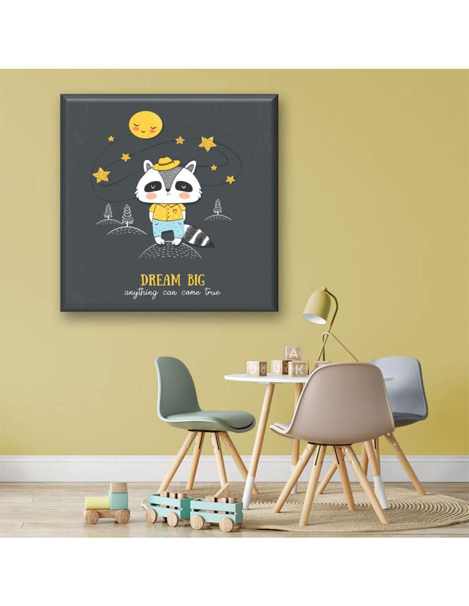 Cuadro decorativo Mapache dream 5